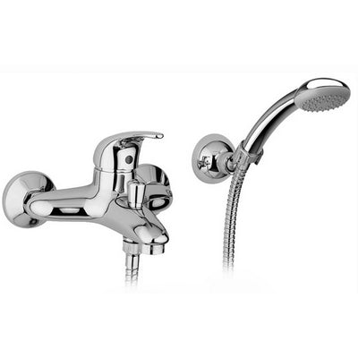 MISCELATORE MONOC. VASCA CON SUPPORTO SNODO NETTUNO DUE- Cromo- PAFFO- pezzi 1