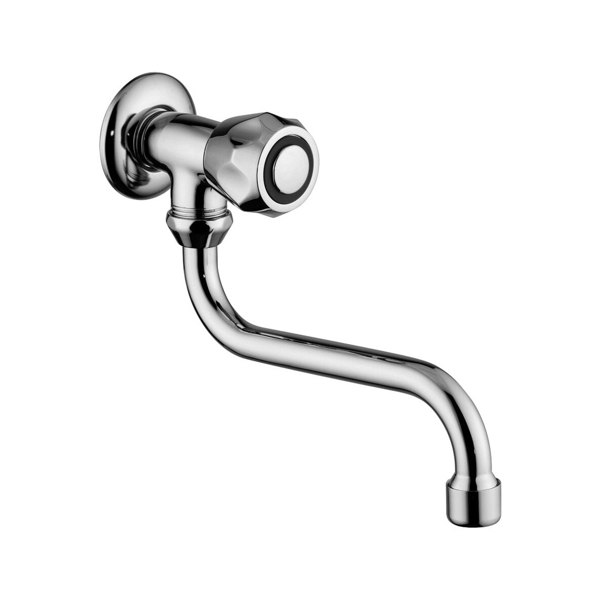 RUBINETTO SNODO CON CANNA ORIENTABILE DANUBIO- Cromo- PAFFO- pezzi 1