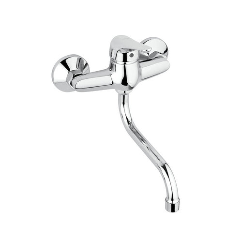 MISCELATORE MONOCOMANDO LAVELLO A MURO LINEA M2- Cromo- MAMOL- pezzi 1