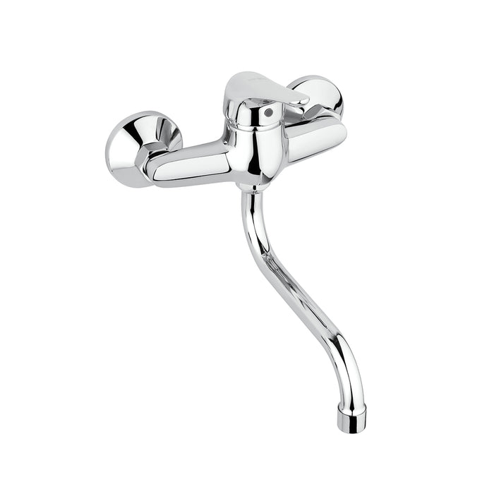 MISCELATORE MONOCOMANDO LAVELLO A MURO LINEA M2- Cromo- MAMOL- pezzi 1