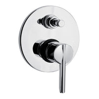 MISCELATORE MONOCOMANDO INCASSO DOCCIA CON DEVIATORE LINEA PIN- Cromo- ARGO- pezzi 1