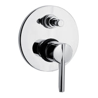 MISCELATORE MONOCOMANDO INCASSO DOCCIA CON DEVIATORE LINEA PIN- Cromo- ARGO- pezzi 1