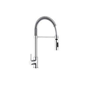 MISCELATORE LAVELLO CON MOLLA E DOCCIA ESTRAIBILE LINEA PIN- Cromo- ARGO- pezzi 1