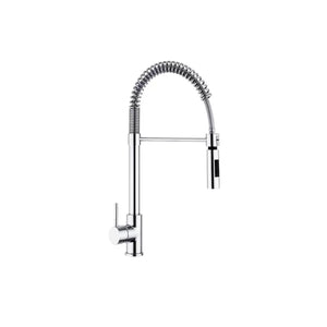 MISCELATORE LAVELLO CON MOLLA E DOCCIA ESTRAIBILE LINEA PIN- Cromo- ARGO- pezzi 1