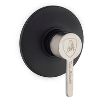 MISCELATORE MONOCOMANDO INCASSO DOCCIA MUGELLO- Nero Opaco - Leva Inox- LAMBO- pezzi 1