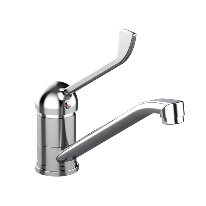 MISCELATORE MONOCOMANDO LAVELLO LEVA CLINICA FRONTALE LINEA TEN- Cromo- TIEMM- pezzi 1