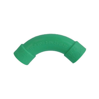 CURVA AMPIO RAGGIO IN POLIPROPILENE- Diam. 25- DH- pezzi 1