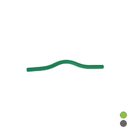 SORPASSO IN POLIPROPILENE- Diam. 25 Grigio- DH- pezzi 1