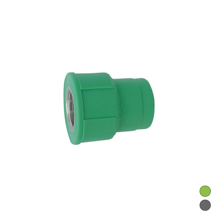 RACCORDO FILETTATO FEMMINA IN POLIPROPILENE- 1/2 x Diam. 20- DH- pezzi 1