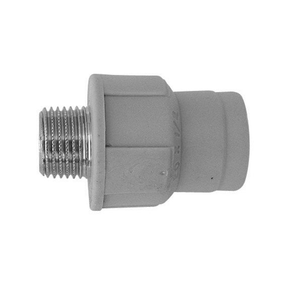 RACCORDO FILETTATO MASCHIO IN POLIPROPILENE- 1/2 x Diam. 25- DH- pezzi 1