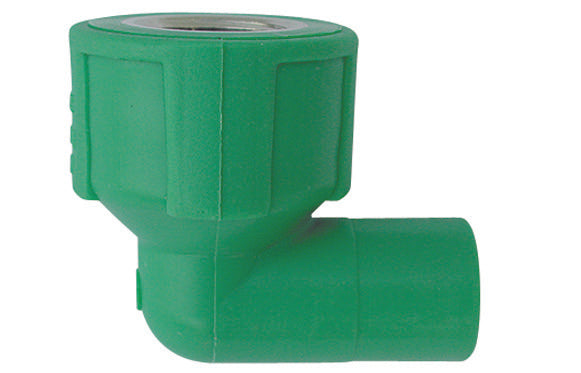 GOMITO FILETTATO IN POLIPROPILENE- 1/2 x Diam. 20- DH- pezzi 1