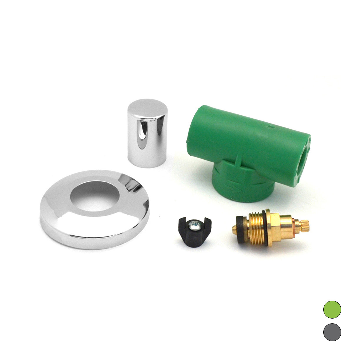 VALVOLA VITONE CON TAPPO E ROSONE- Diam. 20- DH- pezzi 1