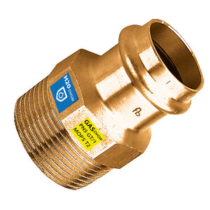 MANICOTTO IN BRONZO A PRESSARE FXFIL M ACQUA/GAS- Diam. 15 x 1/2- FRABO- pezzi 1