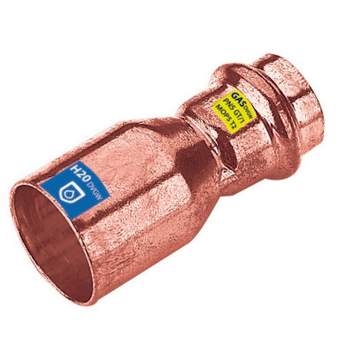 MANICOTTO DI RIDUZIONE MF IN RAME A PRESSARE ACQUA/GAS- Diam. 42 x 22- FRABO- pezzi 1