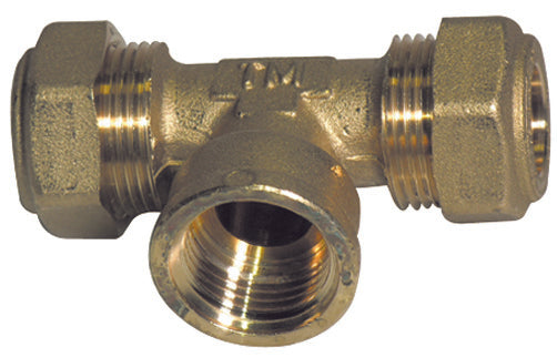 RACCORDO A TEE  O-RING FEMMINA TIEMME GAS- 3/4 x 22- TIEMM- pezzi 1