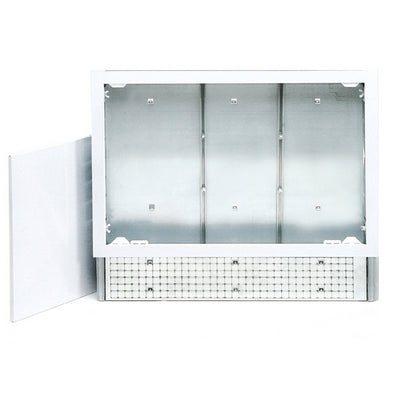 CASSETTA IN METALLO REGOLABILE IN ALTEZZA E PROFONDITA'- cm 85x67x12- TIEMM- pezzi 1