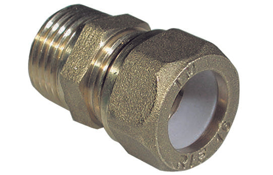 NIPPLE MASCHIO BICONO PER RAME CON OGIVA TEFLON TIEMME- 3/8 x 10- TIEMM- pezzi 1