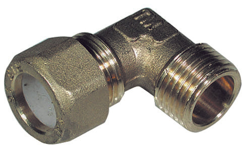 GOMITO MASCHIO PER RAME CON OGIVA TEFLON TIEMME- 1/2 x 16- TIEMM- pezzi 1