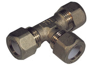 TEE CON TRE DADI PER RAME CON OGIVA TEFLON TIEMME- 1/2 x 16- TIEMM- pezzi 1