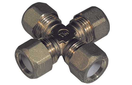 CROCE CON 4 DADI PER RAME CON OGIVA TEFLON TIEMME- 1/2 x 16- TIEMM- pezzi 1