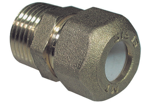 NIPPLE MASCHIO BICONO PER RAME CON OGIVA TEFLON TIEMME- 1/2 x 10R- TIEMM- pezzi 1