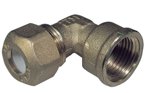 GOMITO FEMMINA PER RAME CON OGIVA TEFLON TIEMME- 1/2 x 10R- TIEMM- pezzi 1