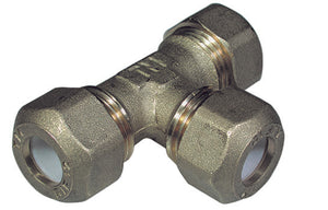 TEE CON TRE DADI PER RAME CON OGIVA TEFLON TIEMME- 1/2 x 12R- TIEMM- pezzi 1