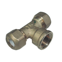 TEE FEMMINA PER RAME CON OGIVA TEFLON TIEMME- 3/4 x 16R- TIEMM- pezzi 1