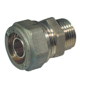 RACCORDO DIRITTO MASCHIO PER TUBO COBRA-PEX- 1/2 x 18- TIEMM- pezzi 1