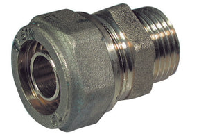 RACCORDO DIRITTO MASCHIO PER TUBO COBRA-PEX- 1/2 x 18- TIEMM- pezzi 1