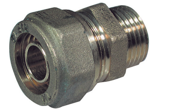 RACCORDO DIRITTO MASCHIO PER TUBO COBRA-PEX- 3/4 x 22- TIEMM- pezzi 1