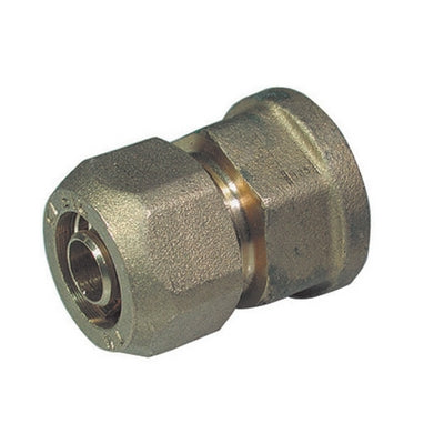 RACCORDO DIRITTO FEMMINA PER TUBO COBRA-PEX- 1/2 x 16x2,2- TIEMM- pezzi 1