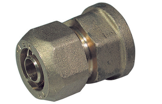 RACCORDO DIRITTO FEMMINA PER TUBO COBRA-PEX- 1/2 x 18- TIEMM- pezzi 1