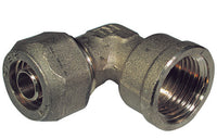 GOMITO A 90  ° FEMMINA PER TUBO COBRA-PEX- 1/2 x 18- TIEMM- pezzi 1
