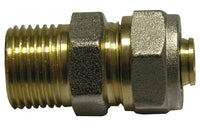 RACCORDO DIRITTO MASCHIO DFX PER MULTISTRATO- Diam. 1/2 x 20  -CONF- FAIDF- pezzi 1