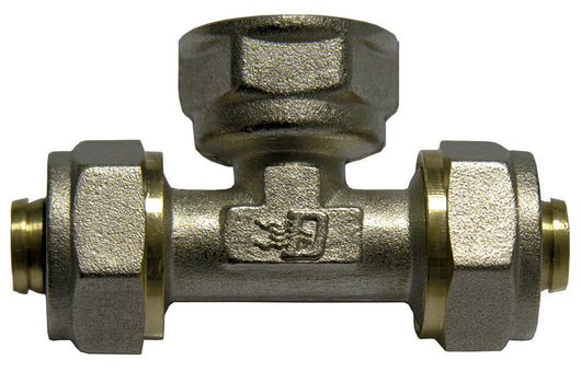 RACCORDO A TEE FEMMINA DFX PER MULTISTRATO- Diam. 3/4 x 26- IKARO- pezzi 3