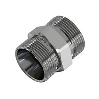 RACCORDO DIRITTO DOPPIO CROMATO- 24X19 fil (D.16)- TIEMM- pezzi 1