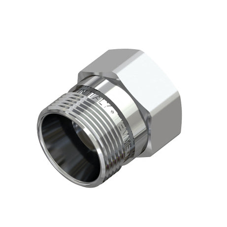 RACCORDO DIRITTO FEMMINA CROMATO- 3/4 - 24X19 fil (D.16)- TIEMM- pezzi 1