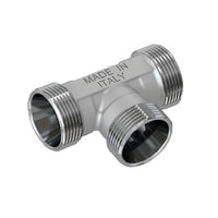 RACCORDO A T MASCHIO CROMATO- 24X19 fil (D.16)- TIEMM- pezzi 1