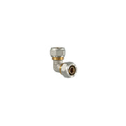 RACCORDO CURVO DOPPIO A COMPRESSIONE PER MULTISTRATO- 20 x 20- TDMB- pezzi 1