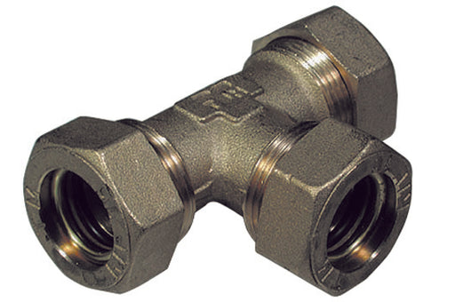 RACCORDO A TEE CON 3 DADI  O-RING TIEMME- 12- TIEMM- pezzi 1