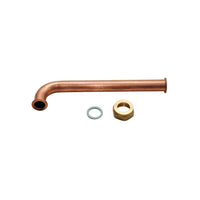 TUBI IN RAME PIEGATO PER CALDAIA BICARTELLATO- 1/2 14x200 mm- DEBOR- pezzi 1