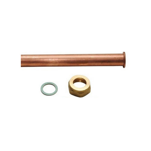 TUBO IN RAME PER CALDAIA DIRITTO CON CALOTTA- 3/4 14x180 mm- DEBOR- pezzi 1