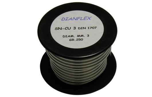 LEGA SALDANTE STAGNO RAME IN ROTOLO L-Sn Cu 3 - DIN 1707- gr. 250- DH- pezzi 1