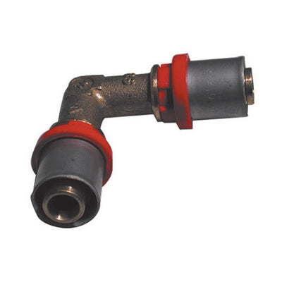 RACCORDO PRESS CURVO DOPPIO  PER MULTISTRATO- 20 x 2,5- TIEMM- pezzi 1