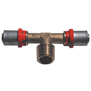 RACCORDO PRESS A T MASCHIO PER MULTISTRATO- 1/2 x 16 -CONF- FAIDF- pezzi 1