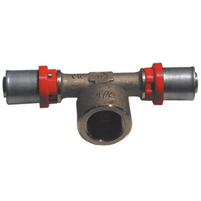 RACCORDO PRESS A T FEMMINA PER MULTISTRATO- 1 x 40- TIEMM- pezzi 1