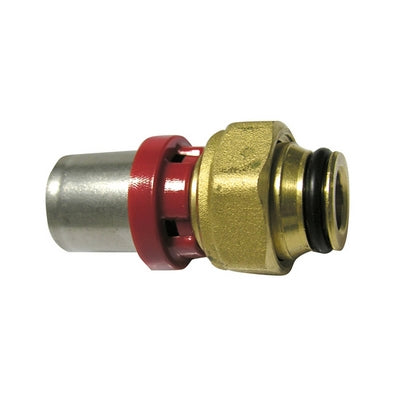 RACCORDO PRESS. DIRITTO CON GIRELLO PER MULTISTRATO- 1/2x20 -CONF- FAIDF- pezzi 1