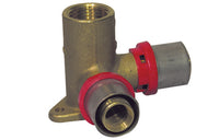 RACCORDO PRESS CURVO FEMMINA CON FLANGIA DOPPIA COLLO BASSO- 1/2 x 14- TIEMM- pezzi 1