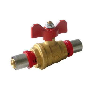 VALVOLA A SFERA CON LEVA A FARFALLA PER MULTISTRATO- Diam. 25- TIEMM- pezzi 1